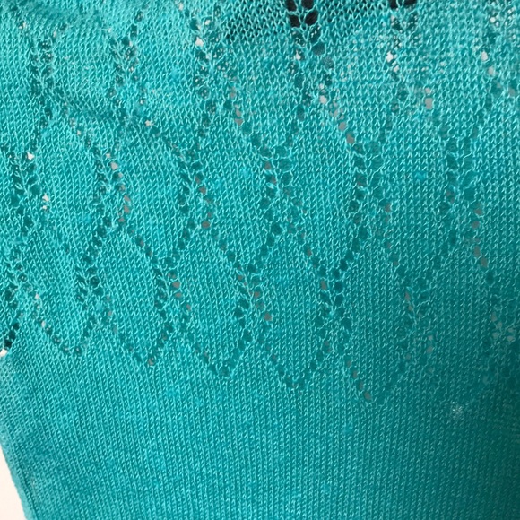 Isaac Mizrahi for Target teal sweater S - Picture 3 of 6
